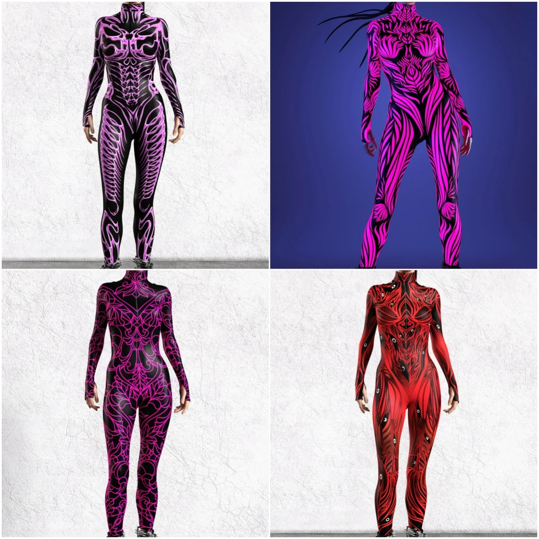 Women 3D Painted Cosplay Jumpsuit