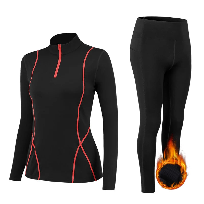 Thermal Long Johns 2 Piece Women Home Warm Suit