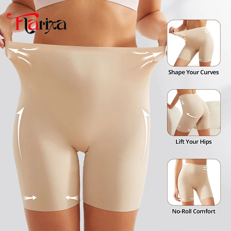 Flarixa High Waist Safety Shorts Cycling Pants