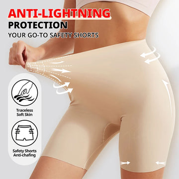 Flarixa High Waist Safety Shorts Cycling Pants