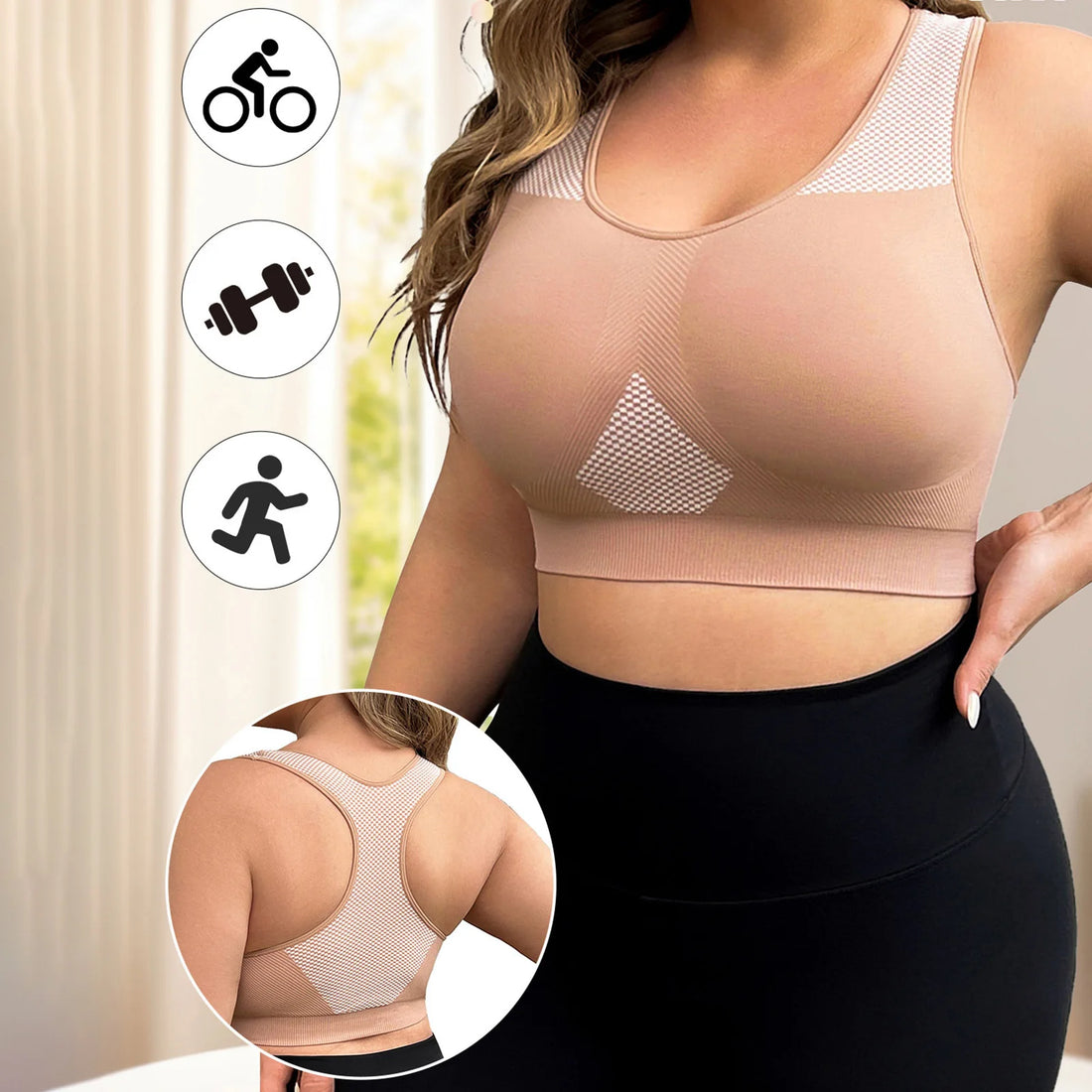 Women Small Sport Racerback Sport Bra