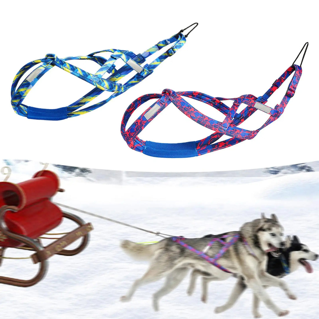 Skijoring Speed Training Dog Pulling Harness
