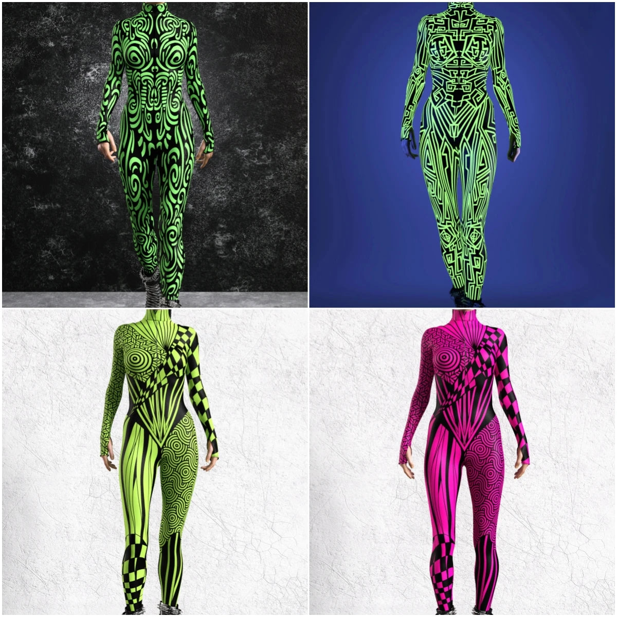 Women 3D Painted Cosplay Jumpsuit